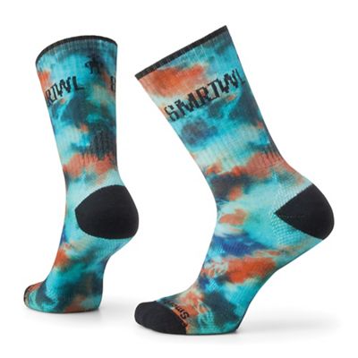 Smartwool Athletic Far Out Tie Dye Printed Crew Sock Moosejaw