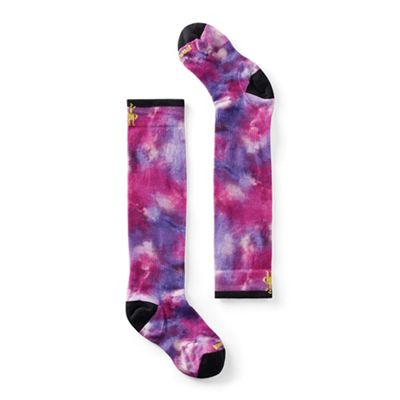 Smartwool Juniors' Ski Zero Cushion Tie Dye Printed Over The Calf Sock