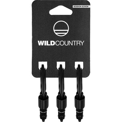Wild Country Session Screw Gate Carabiner - 3Pack