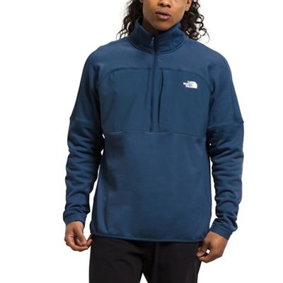 The North Face Glacier Centre Logo 1/4 Zip Fleece in Natural for