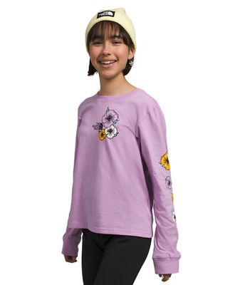 The North Face Girls' Graphic LS Tee