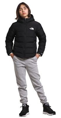 The North Face - Girl's Reversible North Down Hooded Jacket - Doudoune -  TNF Black | XS