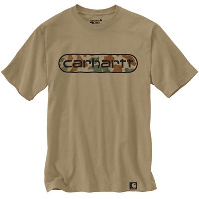 Carhartt Men's Loose Fit Heavyweight SS Camo Logo Graphic T-Shirt