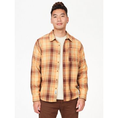 Marmot Men's Fairfax Novelty Lightweight Flannel LS Shirt