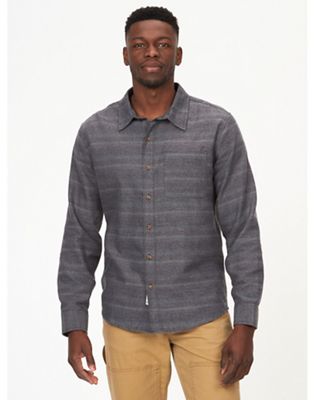 Marmot Men's Fairfax Novelty Heathered Lightweight Flannel LS Shirt