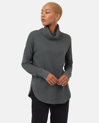 Tentree Women's TreeWaffle Turtleneck LS Top