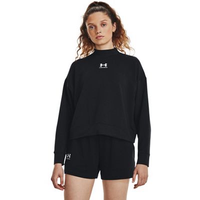 Under Armour Women's Rival Terry Mock Crew