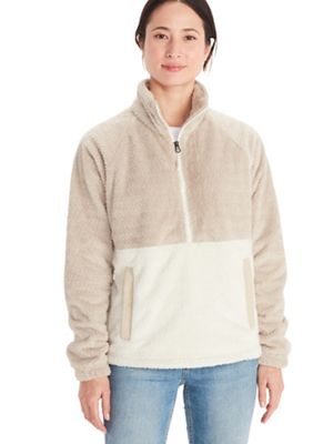 Marmot Women's Homestead Fleece 1/2 Zip Top - XS, Sandbar / Papyrus