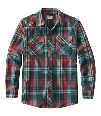 L.L.Bean Men's Scotch Plaid Flannel Shirt