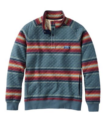 L.L.Bean Men's Quilted Stripe Sweatshirt