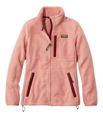 L.L.Bean Women's Windproof Grid Fleece Jacket