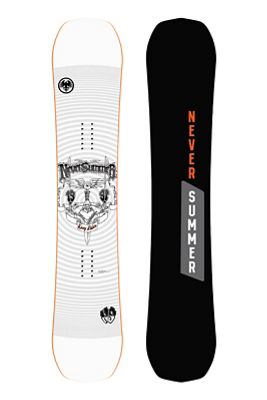 Never Summer Men's Easy Rider Triple Camber Twin Snowboard