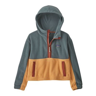 Patagonia Kids' Microdini Cropped Hoody Pullover