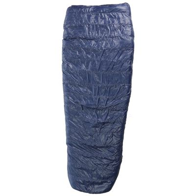 Western Mountaineering Ponderosa MF 15 Degree Sleeping Bag - 6 FT 6 IN,  Navy Blue/Black