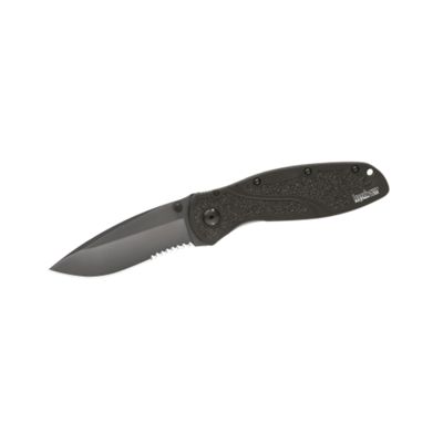  Kershaw Blur, Black Serrated; Folding Knife; 3.9 OZ