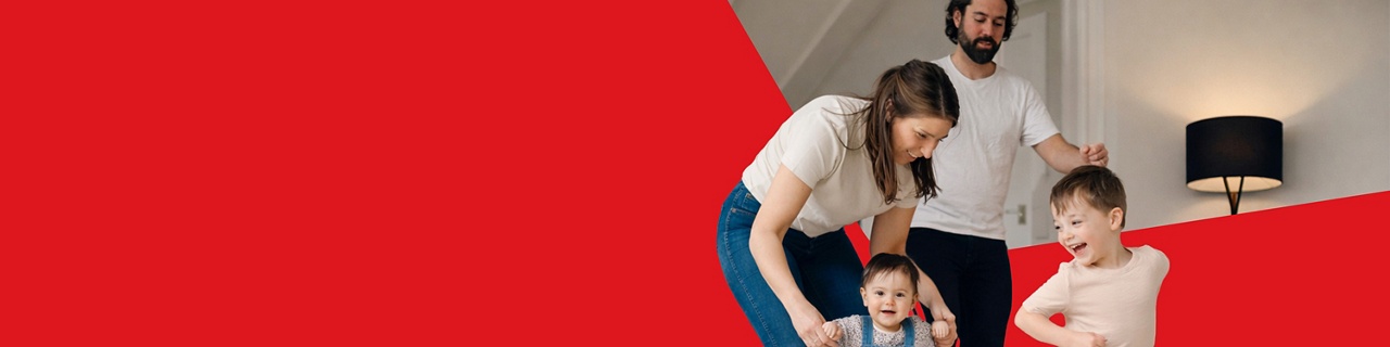 Photo of a family happy with our lending solutions