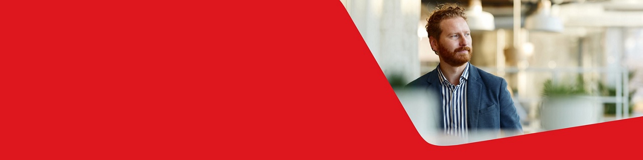 Photo of a man thinking about our financial solutions