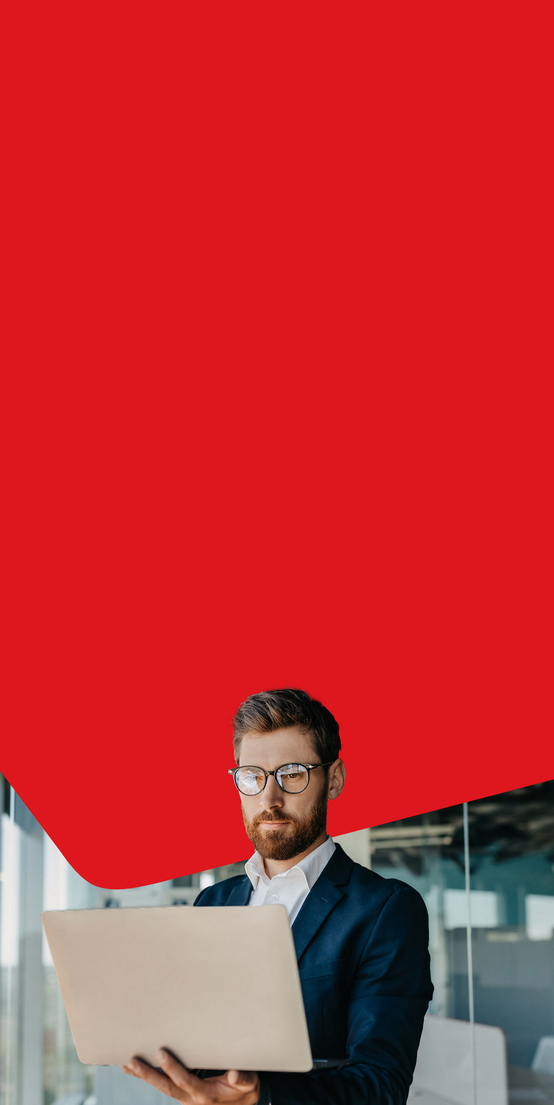 Photo of a business owner managing their National Bank Business Client Card on their computer 