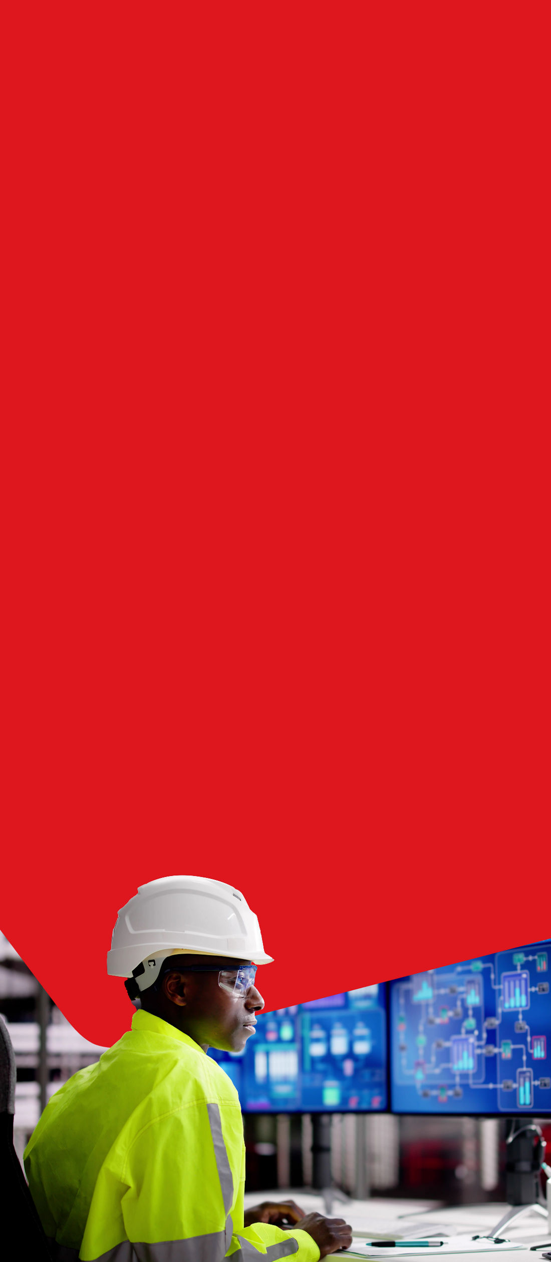 Photo d’un employé du secteur des services énergétiques réalisant son travail avec confiance grâce aux solutions de la Banque Nationale