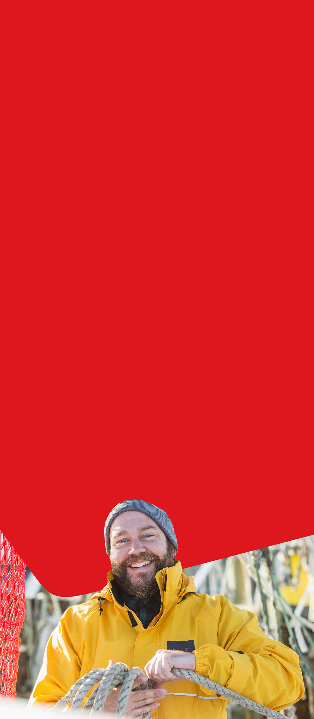 Photo d’un pêcheur sur son bateau représentant les solutions de la Banque Nationale pour le secteur de la pêche