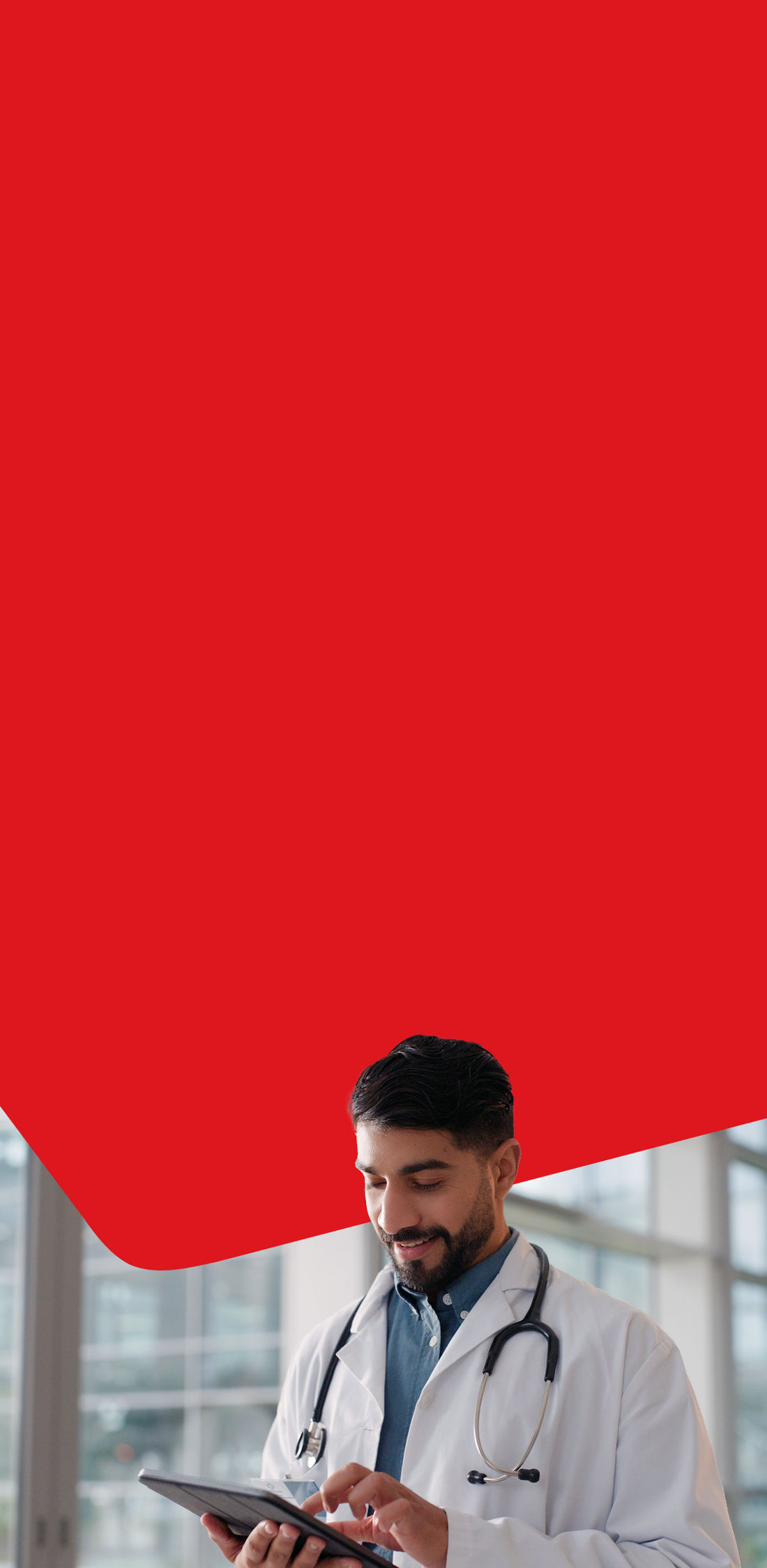 Photo of a doctor representing National Bank’s solutions for healthcare professionals 