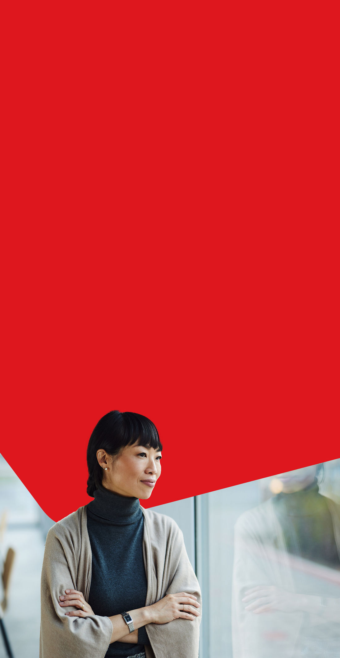 Photo of a reassured entrepreneur due to choosing overdraft protection 