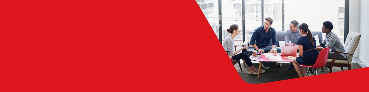 Photo of a group of professionals discussing their group RRSP  