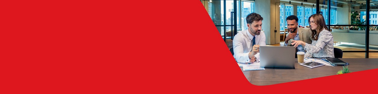 Photo of a group discussing their commercial transactions 