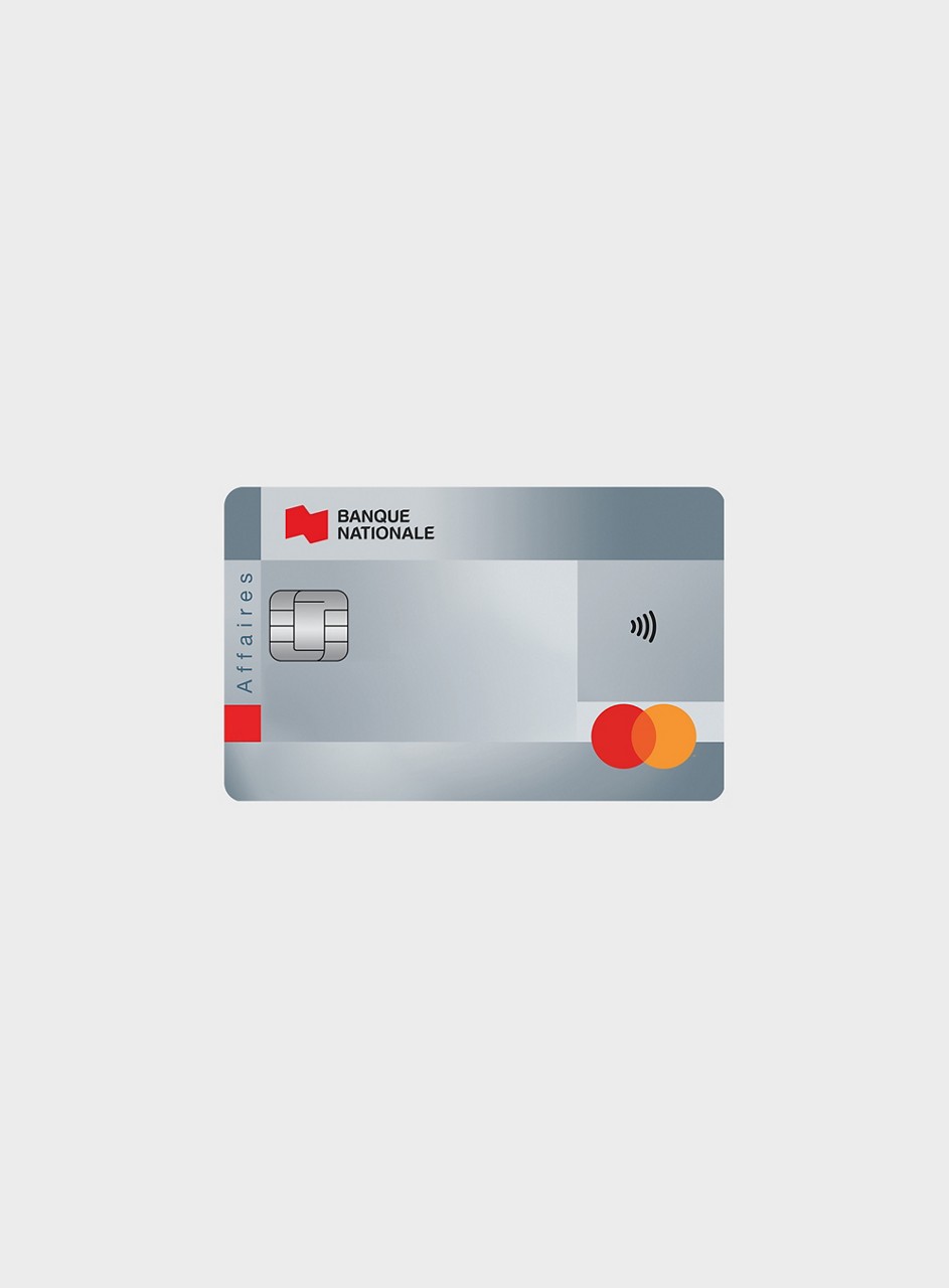Photo de la carte de crédit Mastercard Affaires de la Banque Nationale