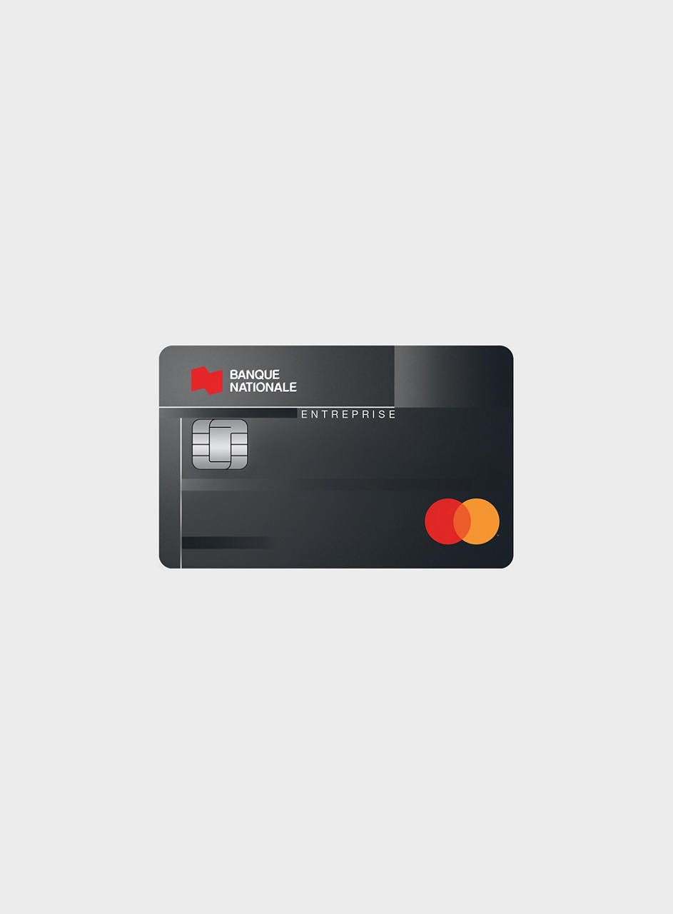 Photo de la carte de crédit Mastercard Affaires de la Banque Nationale