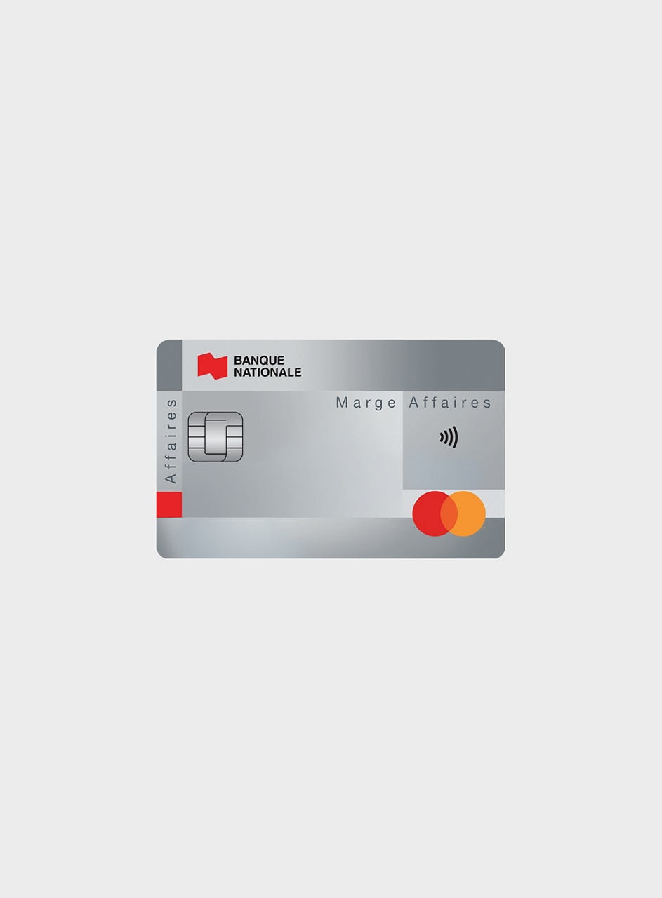 Photo de la carte de crédit Mastercard Marge Affaires de la Banque Nationale 
