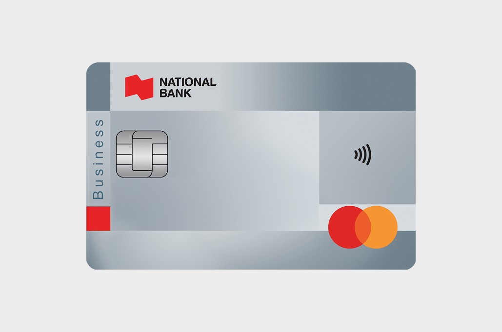 Photo of the National Bank Business Mastercard credit card 
