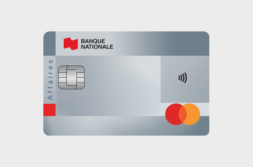 Photo de la carte de crédit Mastercard Affaires de la Banque Nationale