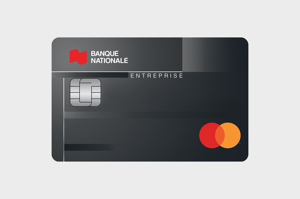 Photo de la carte de crédit Mastercard Affaires de la Banque Nationale