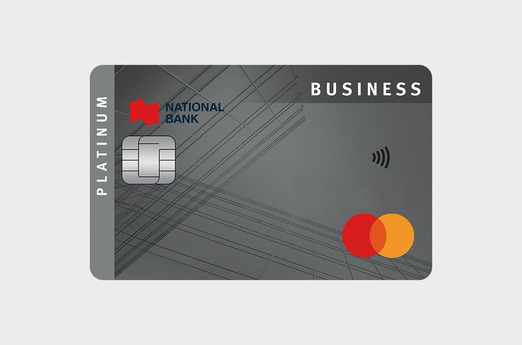 Photo of the National Bank Platinum Business Mastercard credit card