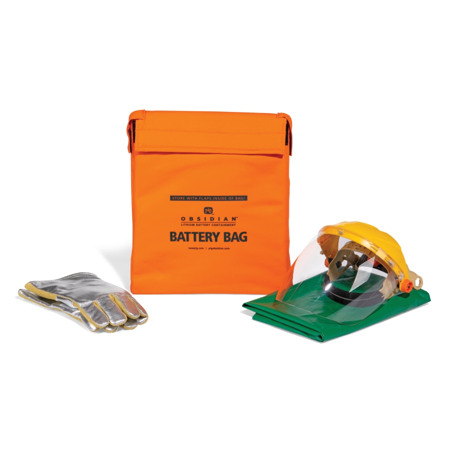 afi a fire inside バッグ bag PIG™ Obsidian™ Battery Containment Bag Kit - BAT320 - New Pig