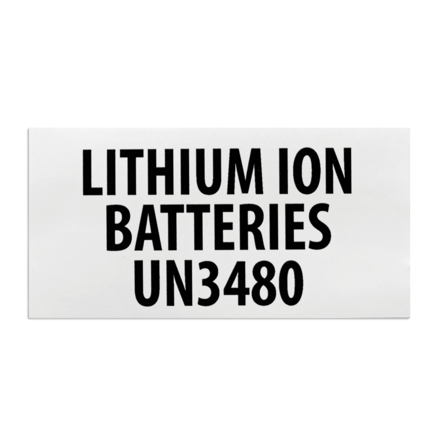 UN3480 Lithium-Ion Battery Shipping Label - BAT461 - New Pig