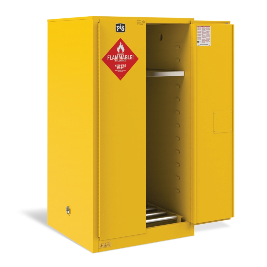 Drum Cabinet Safety Storage with Drum Rollers - CAB914 - New Pig