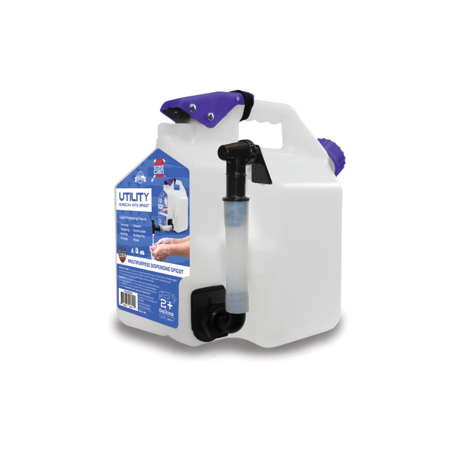 ゆん All-Purpose Portable Water Jug with Spigot: SureCan - CAN542 - New Pig