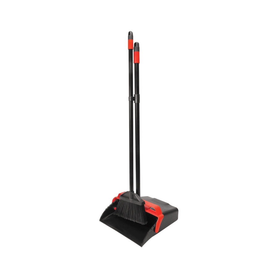 Dustpan with Broom-Cleaning Teeth and Broom: O-Cedar® - CLN4033