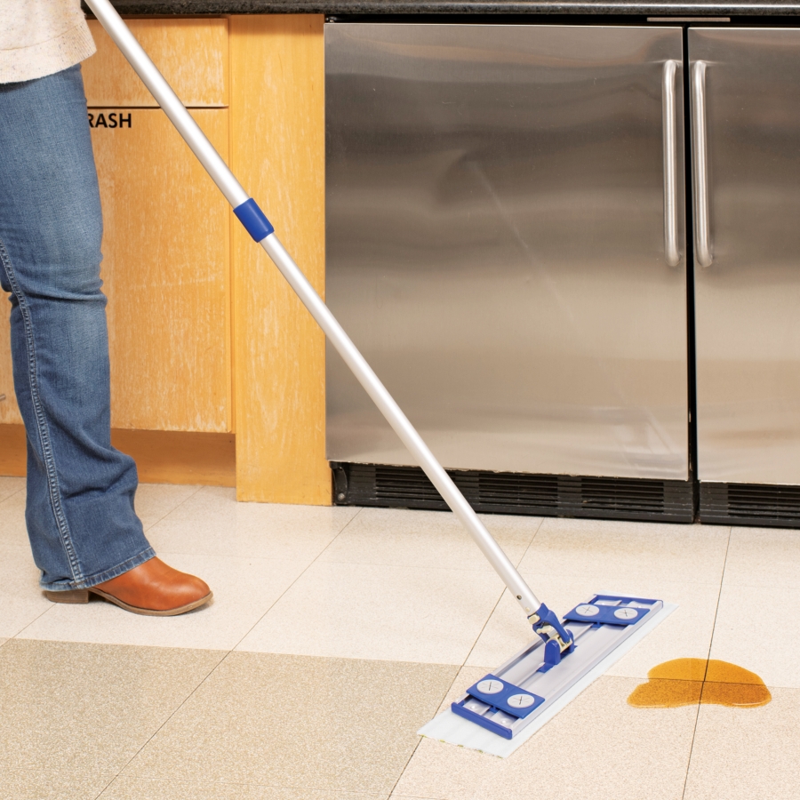 PIG® Flat Mop with Microfiber Pads - CLN836 - New Pig
