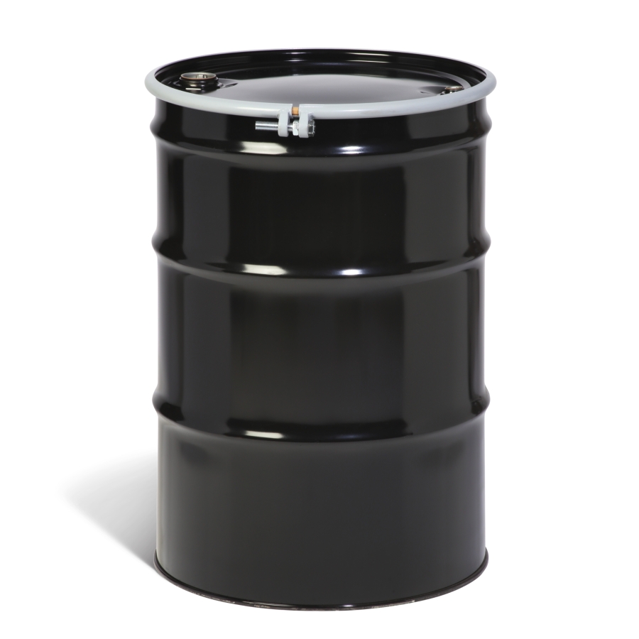 55-Gallon Open-Head UN Rated Steel Drum with Bungs - DRM1973 - New Pig