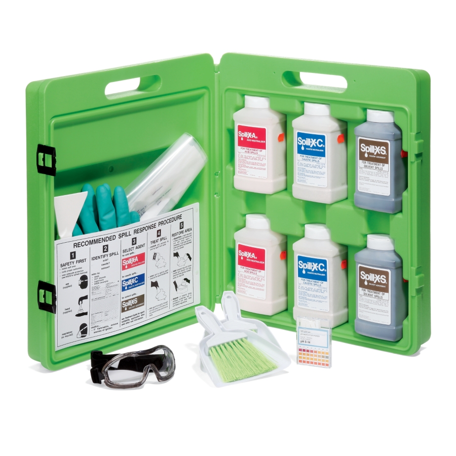 Spill-X Portable Chemical Treatment Kit - New Pig