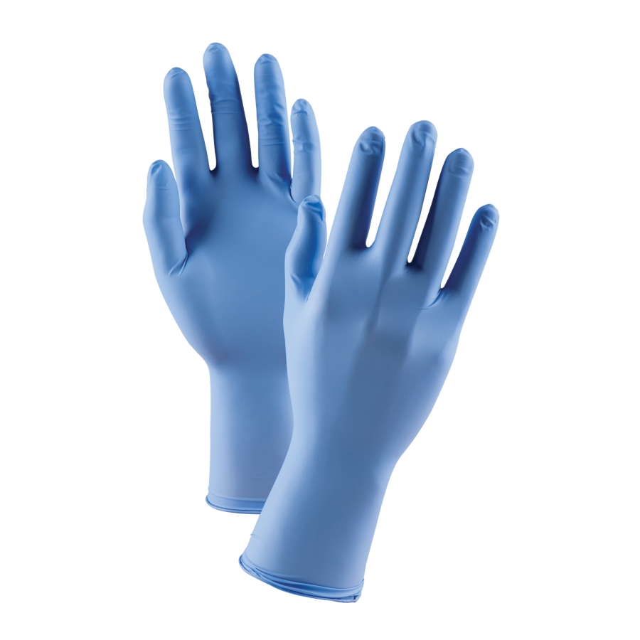 Gloveworks Blue Nitrile Powder Free Exam Gloves, Large, Mil, 50