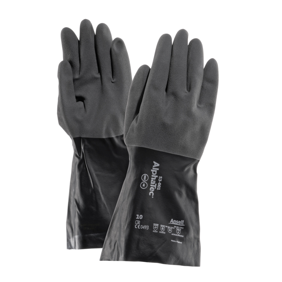 Chemical-Protection Gloves for Acids and Oils: Ansell - GLV760