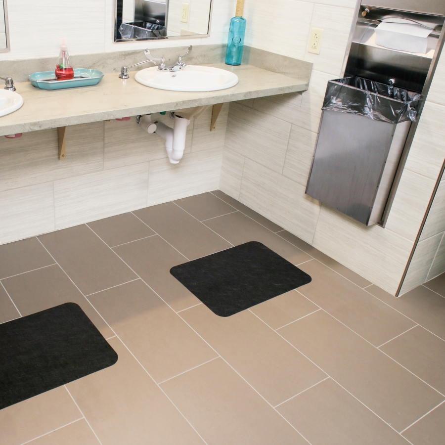 Bathroom Floor Mat with Adhesive-Back - GRP7606 - New Pig