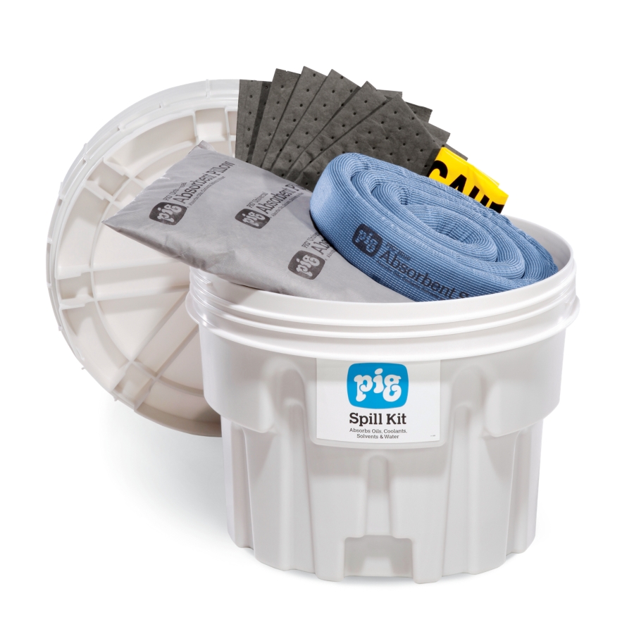 Universal Spill Kit in 20-Gallon UN Rated Overpack Drum - KIT211