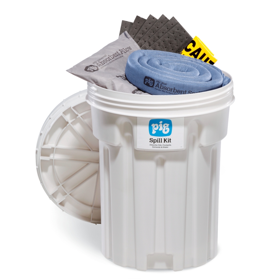 PIG® Spill Kit in 30-Gallon Overpack Salvage Drum - KIT236 - New Pig