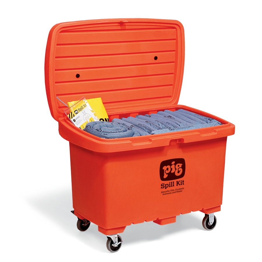 PIG® Spill Kit in High-Visibility Storage Chest - KIT279 - New Pig