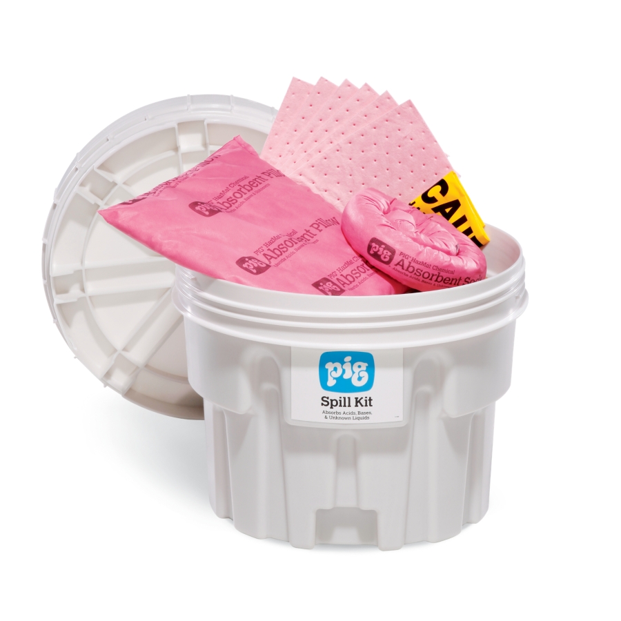 HazMat Spill Kit in 20-Gallon Overpack Salvage Drum - KIT311 - New Pig